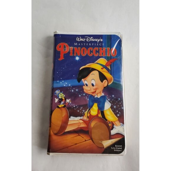 Pinocchio VHS Tape 1993 - Walt Disney Masterpiece - Picture 1 of 7